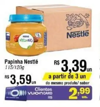 Fort Atacadista Papinha Nestle 115/120g oferta
