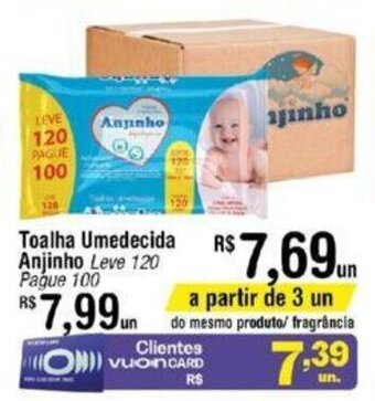 Fort Atacadista Toalha Umedecida Anjinho oferta