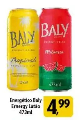 Coelho Diniz Energético Baly Ernergy Latão oferta