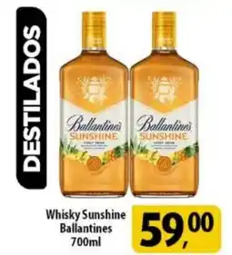 Coelho Diniz Whisky Sunshine Ballantines oferta