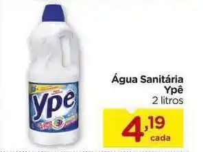 Carrefour água Sanitária Ypê 2L oferta