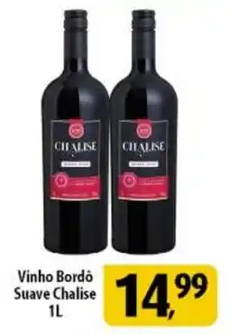 Coelho Diniz Vinho Bordô Suave Chalise oferta