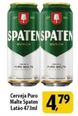 Coelho Diniz Cerveja Puro Malte Spaten Latão oferta