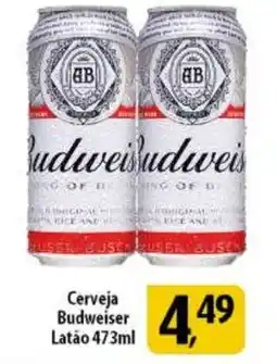 Coelho Diniz Cerveja Budweiser Latão oferta