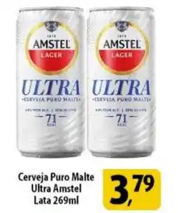 Coelho Diniz Cerveja Puro Malte Ultra Amstel Lata oferta