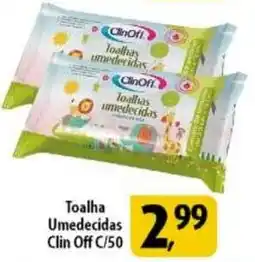 Coelho Diniz Toalha Umedecidas Clin Off oferta