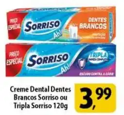 Coelho Diniz Creme Dental Dentes Brancos Sorriso ou Tripla Sorriso oferta