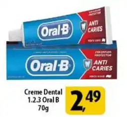 Coelho Diniz Creme Dental 1.2.3 Oral B oferta
