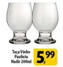 Coelho Diniz Taça Vinho Paulista Nadir oferta