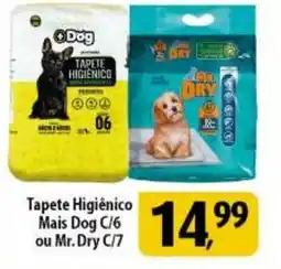 Coelho Diniz Tapete Higiênico Mais Dog C/6 ou Mr. Dry C/7 oferta