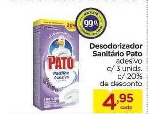 Carrefour Desodorizador Sanitário Pato Adesivo C 20% De Desconto oferta