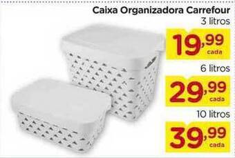 Carrefour Caixa Organizadora Carrefour 3L oferta