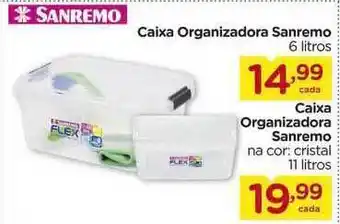 Carrefour Caixa Organizadora Sanremo 6L oferta