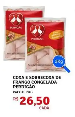 Assaí Atacadista Coxa e sobrecoxa de frango congelada Perdigão oferta