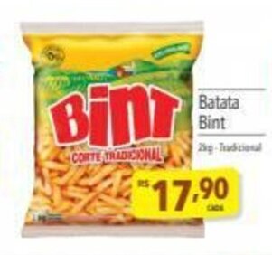 Supermercados Condor Batata Bint 2kg oferta