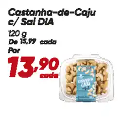 Dia Castanha-de-Caju c/ Sal DIA oferta