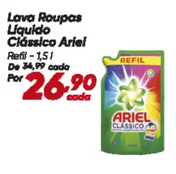 Dia Lava Roupas Liquido Clássico Ariel oferta