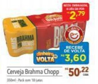 Cerveja Brahma Chopp 350ml