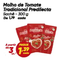 Dia Molho de Tomate Tradicional Predilecta Sachê oferta