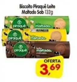 Cercadão Biscoito Piraqué Leite Maltado Sab oferta