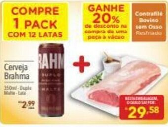 Supermercados Condor Cerveja Brahma 350ml oferta