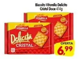 Cercadão Biscoito Vitarella Delicita Cristal Doce oferta