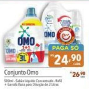 Supermercados Condor Conjunto Omo oferta