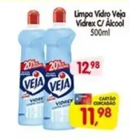 Cercadão Limpa Vidro Veja Vidrex C/ Alcool oferta