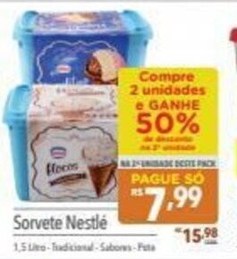 Supermercados Condor Sorvete Nestle 1.5L oferta
