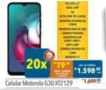 Supermercados Condor Celular Motorola G30 oferta