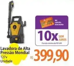 Atacadão Lavadora de Alta Pressão Mondial oferta