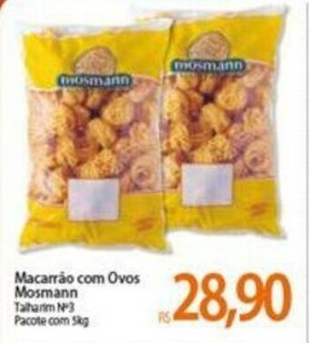 Atacadão Macarrao com Ovos Mosmann 5kg oferta
