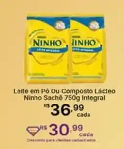 Super Lagoa Leite em Pó Ou Composto Lácteo Ninho Sachê Integral oferta