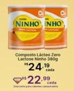 Super Lagoa Composto Lácteo Zero Lactose Ninho oferta