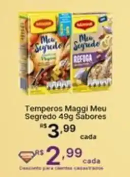 Super Lagoa Temperos Maggi Meu Segredo Sabores oferta