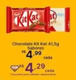 Super Lagoa Chocolate Kit Kat Sabores oferta