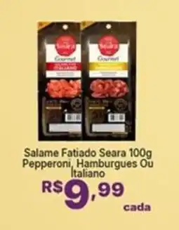 Super Lagoa Salame Fatiado Seara Pepperoni, Hamburgues Ou Italiano oferta