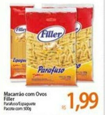 Atacadão Macarrao com Ovos Filler 500g oferta
