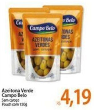 Atacadão Azeitona Verde Campo Belo 150g oferta