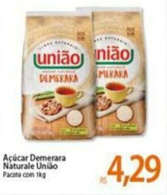 Atacadão Acucar Demerara Naturale Uniao 1kg oferta