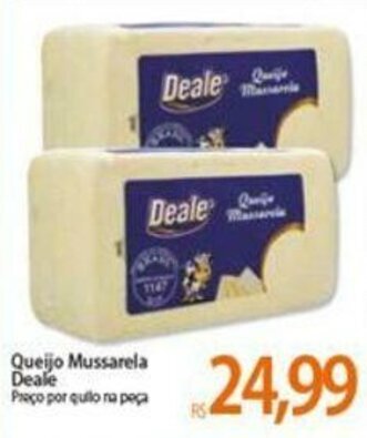 Atacadão Queijo Mussarela Deale oferta