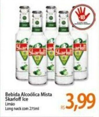 Atacadão Bebida Alcoolica Mista Skarloff Ice 275ml oferta