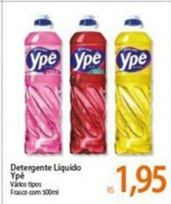 Atacadão Detergente Liquido Ype 500ml oferta