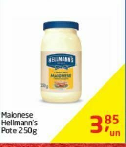 Tenda Atacado Maionese hellmann's 250g oferta