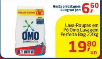 Tenda Atacado Lava-roupas em pó omo lavagem perfeita 2,2kg oferta