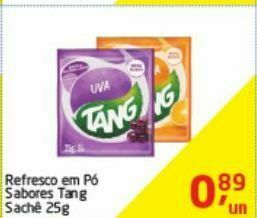 Tenda Atacado Refresco em pó tang 25g oferta