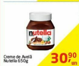 Tenda Atacado Creme de avelã nutella 650g oferta