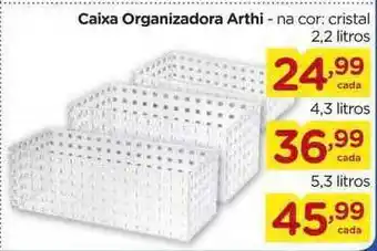 Carrefour Caixa Organizadora Arthi 2.2L oferta