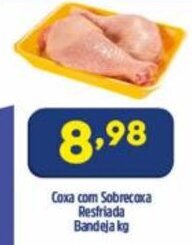 Coxa com Sobrecoxa Resfriada Bandeja 1kg
