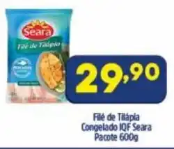 Arena Atacado file de Tilapia Congelado IQF Seara pacote 600g oferta